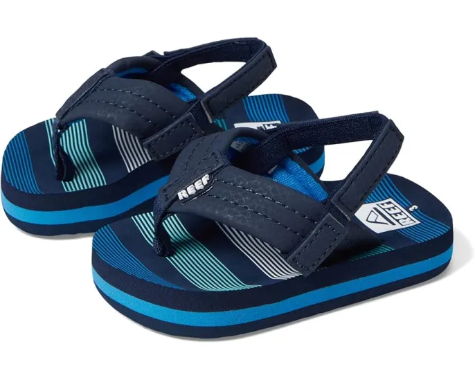 Детские сандалии Reef Little Ahi с мягкой стелькой и ремешком на пятке