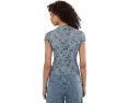 Футболка AllSaints Ellie Mesh с принтом и коротким рукавом из переработанного полиэстера