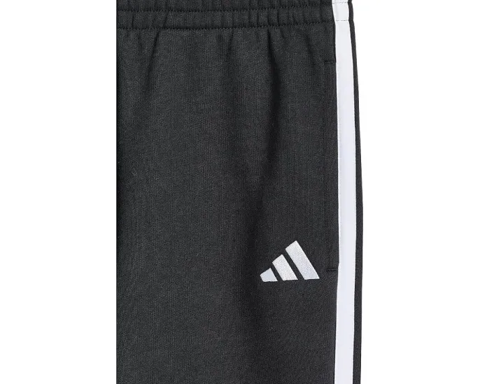 Adidas детские джоггеры с утягивающим поясом и тремя полосками