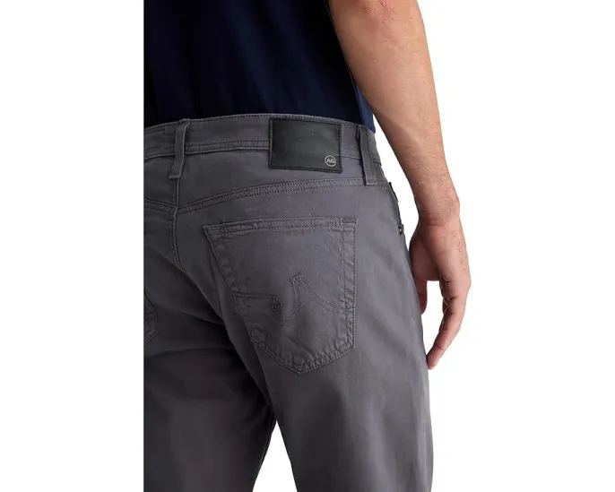 Брюки прямые зауженные AG Jeans Everett из итальянского сатина