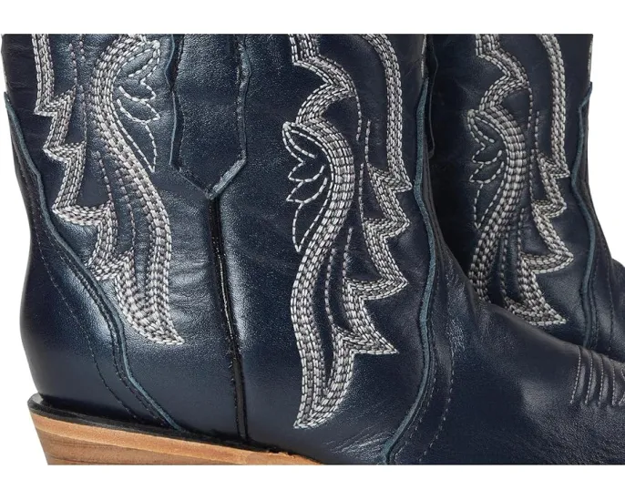 Ботинки Corral L6242 с вышивкой и каблуком кубин для легкого надевания