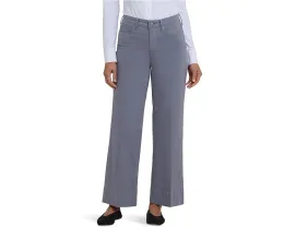 NYDJ Teresa Wide Leg укороченные джинсы с глубоким подолом 3 дюйма