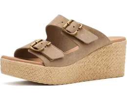 Босоножки Eric Michael Focus на танкетке с регулируемыми ремешками