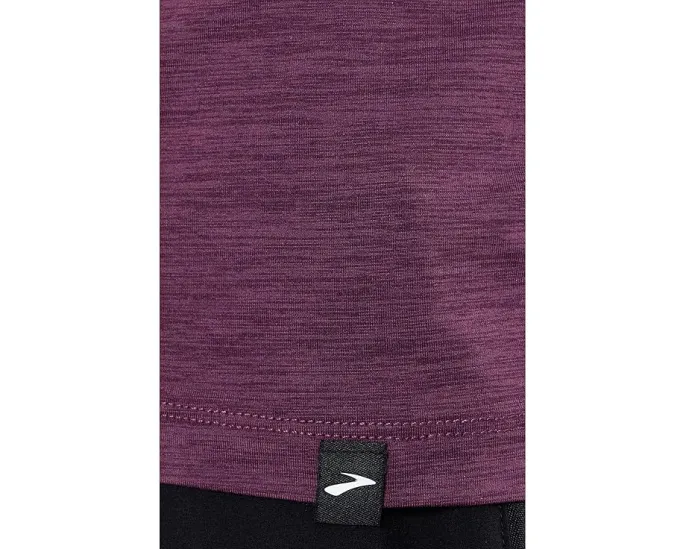 Футболка Brooks Luxe с коротким рукавом из полиэстера и спандекса