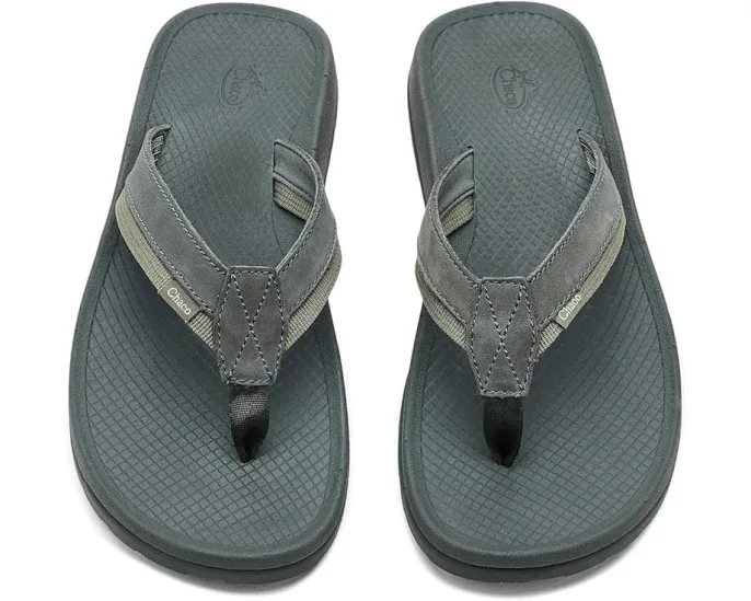 Сланцы Chaco Lowdown Leather Flip из натуральной кожи с анатомической стелькой