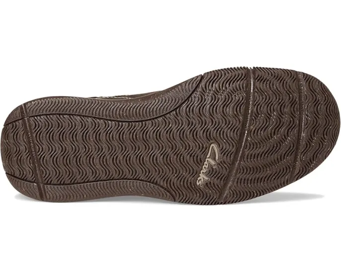 Clarks Sailview Lace кроссовки из натуральной кожи с круглым носком