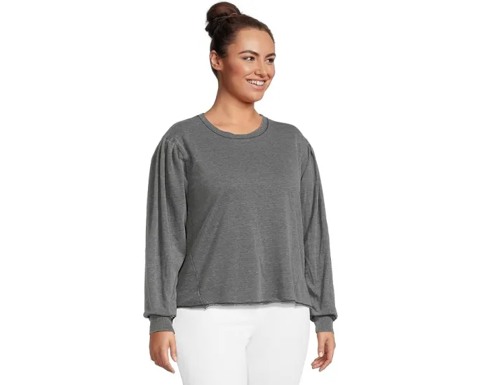 Свитшот Mod-o-doc с длинными плиссированными рукавами и резинками на манжетах