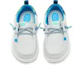 Детские слипоны Hey Dude Kids Wally Funk Prep Plaid с клетчатым верхом и мягкой стелькой