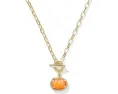 Ожерелье Kendra Scott Pumpkin Link And Chain с застежкой-переключателем