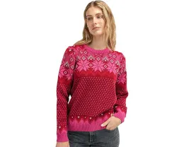 Женский свитер Dale of Norway Vilja из шерсти с норвежским узором