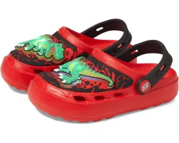 Детские светящиеся сланцы Skechers Swifters T Rex Brights