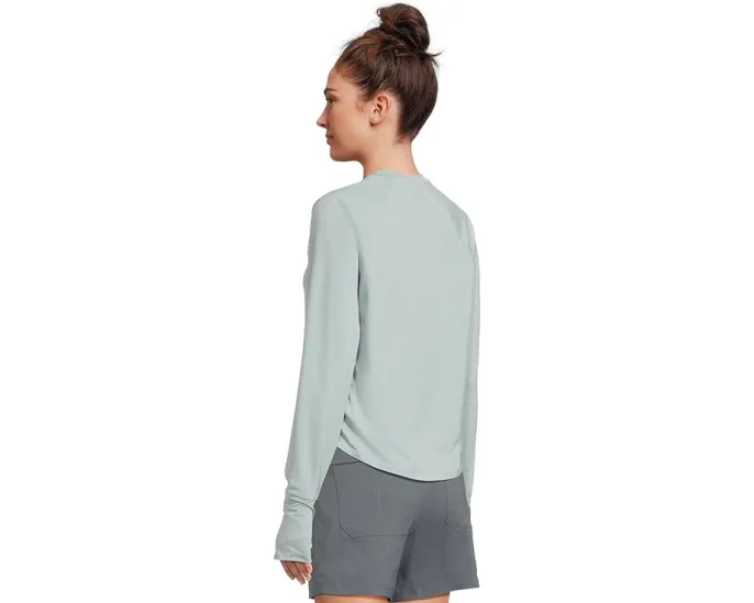 Длинный лонгслив Prana Sol Searcher LS Crew с отверстиями для большого пальца