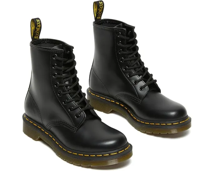 Женские ботинки Dr. Martens 1460 на шнуровке из гладкой кожи