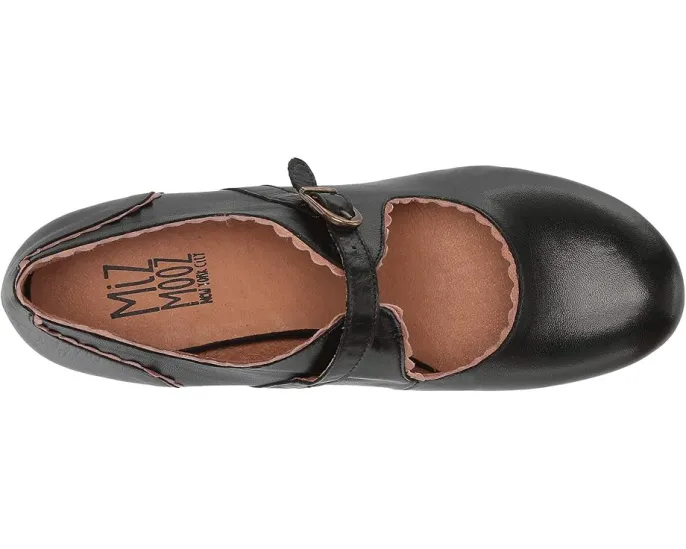 Туфли-лодочки Miz Mooz Francine с фигурным краем и регулируемой пряжкой