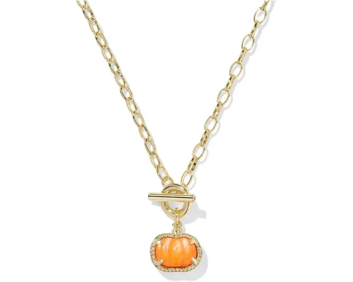 Ожерелье Kendra Scott Pumpkin Link And Chain с застежкой-переключателем