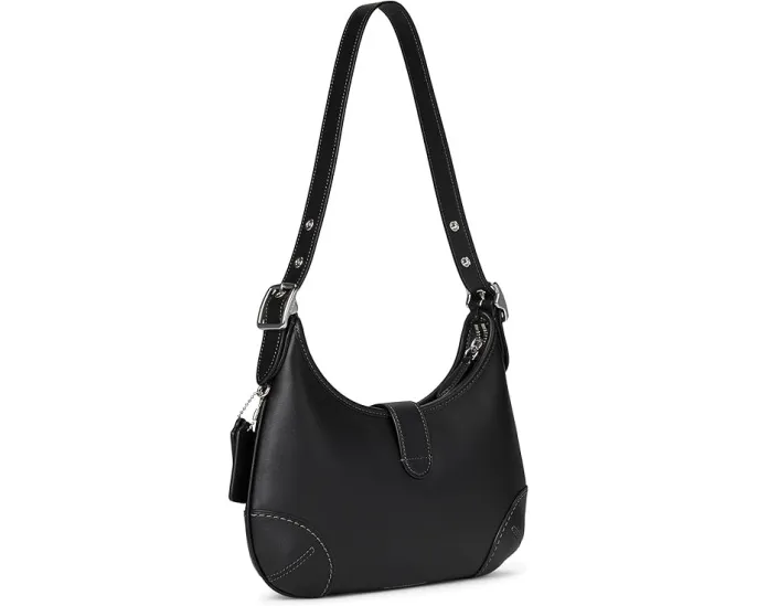 Сумка COACH Hamptons Hobo из мягкой кожи с регулируемым ремнем