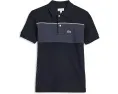 Футболка поло Lacoste с цветными вставками для школьников