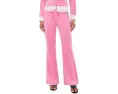 Штаны Juicy Couture Heritage из велюра с заниженной талией и карманами