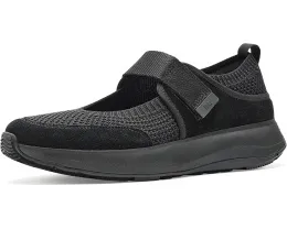 Туфли FitFlop F-mode Flow Mary Jane из трикотажа и замши