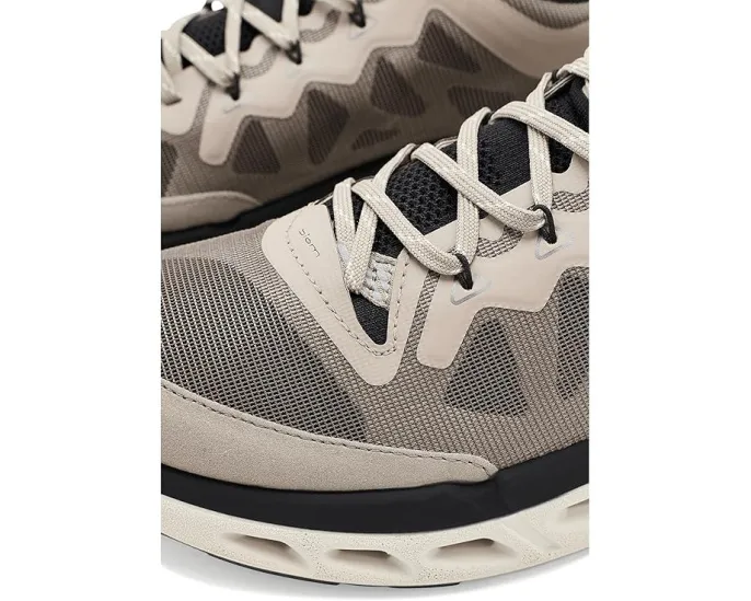 ECCO Biom 720 Breathru Lace-Up бежевые кроссовки из кожи для лета