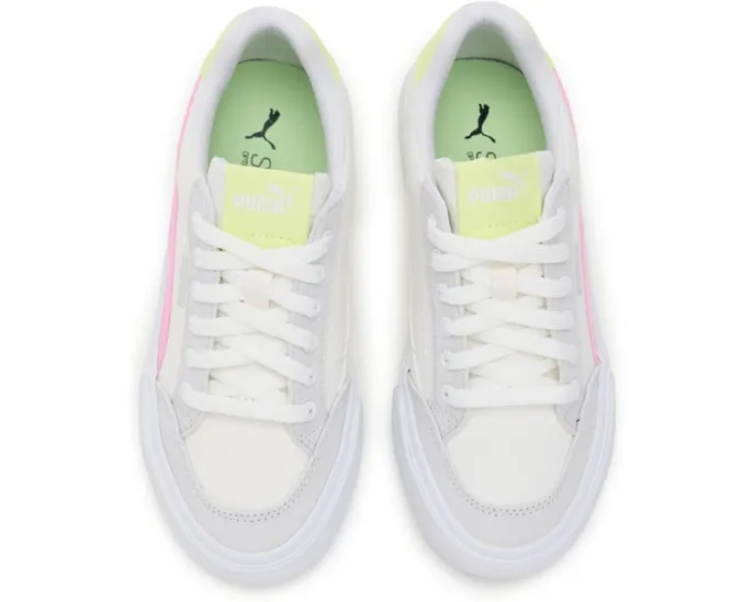 Детские кроссовки Puma Court Classic Vulc с кожаным верхом и вулканизированной подошвой