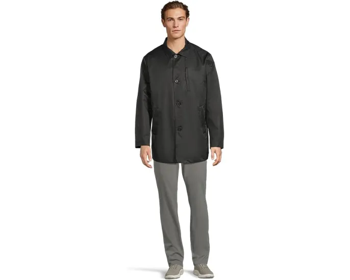 Johnston & Murphy дождевик Upton Water-Resistant с отстегивающейся подкладкой