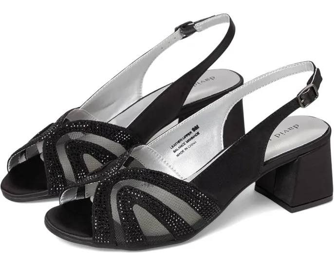 Элегантные туфли Desire от David Tate с перекрестным ремешком и резиновой подошвой