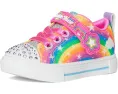 Детские кроссовки SKECHERS KIDS Twinkle Sparks 314829N с подсветкой и липучкой