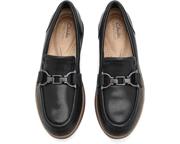 Лоферы Clarks Zylah Erin с цепочкой и широкой подошвой