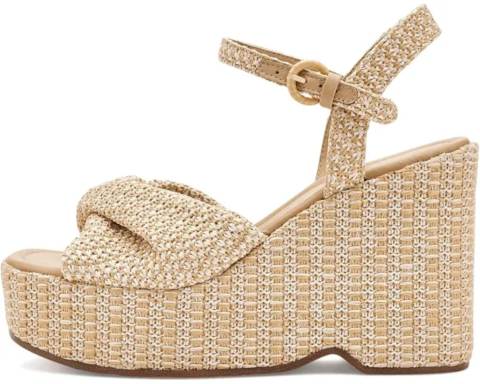 Сандалии Joanne от Circus NY by Sam Edelman на платформе из рафии
