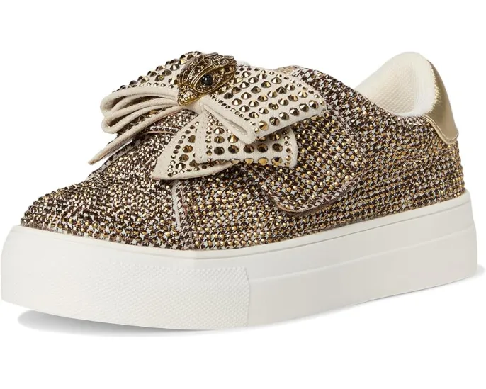 Кроссовки Kurt Geiger London Kids Mini Laney Bow с бантом и кристаллами