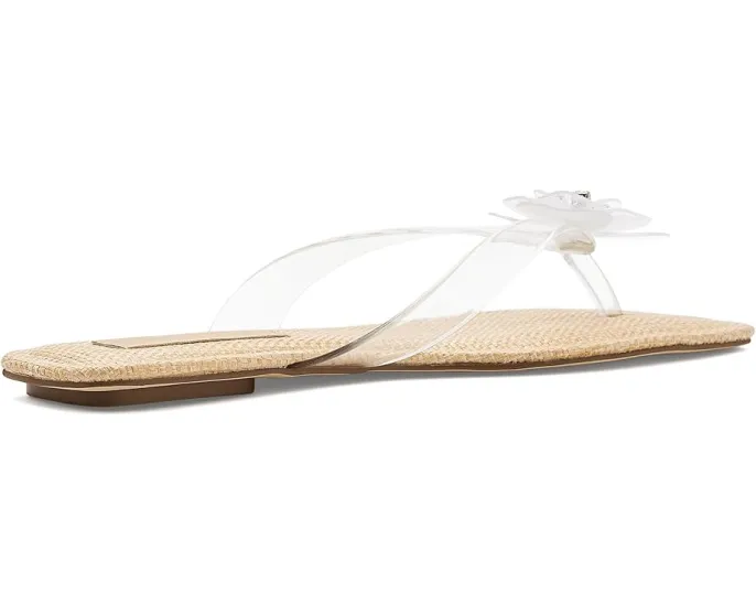 Балетки Steve Madden Tigerlily с квадратным носком и цветочными стразами