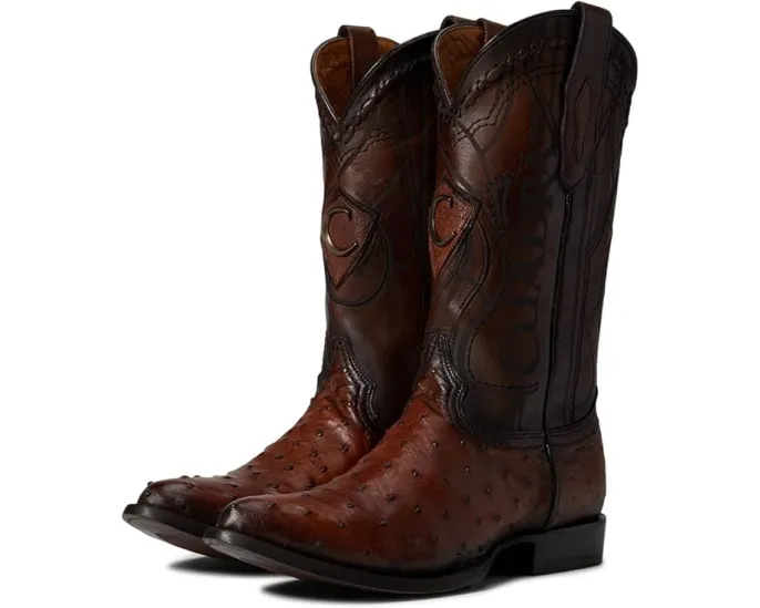Ковбойские сапоги Cuadra CU303 из кожи с острым носком и внутренней молнией