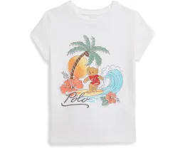 Футболка Polo Ralph Lauren из хлопкового джерси с мишкой Поло