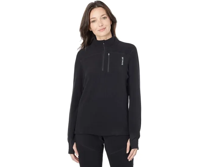 Свитер Hot Chillys La Montana с молнией на четверть и отверстиями для большого пальца