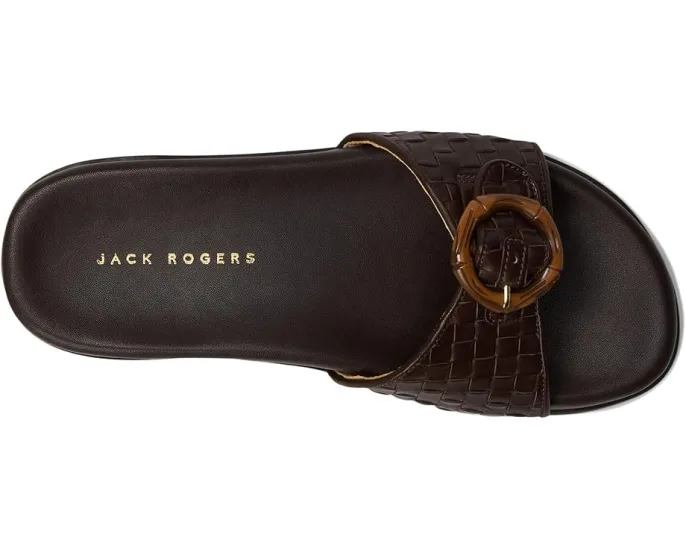 Сандалии Essex Slide от Jack Rogers из тисненой кожи с платформой