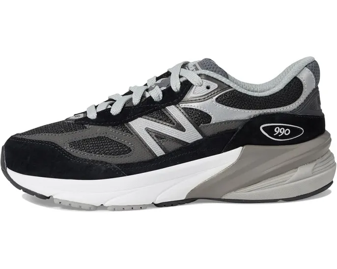 Детские кроссовки New Balance 990v6 с технологией FuelCell и кожаным верхом