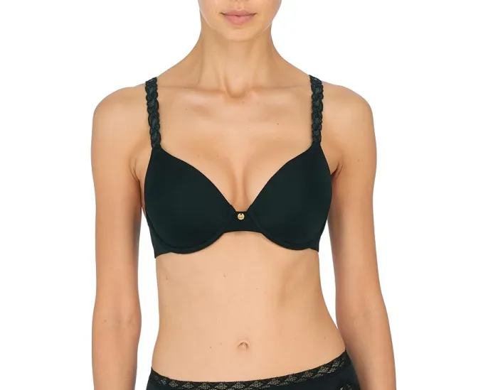 Бюстгальтер Natori Pure Luxe Contour с косточками и кружевом