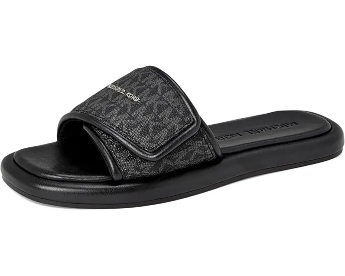 Сланцы Suki Flat с квадратным носком и регулируемой застежкой MICHAEL Michael Kors