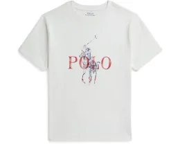 Футболка Big Pony из хлопкового джерси для детей постарше Polo Ralph Lauren Kids
