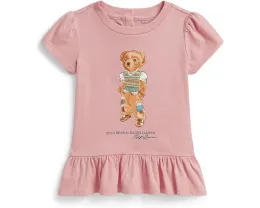 Футболка Polo Bear пеплум для малышей Polo Ralph Lauren