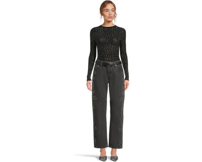 Боди Night Sky с длинными рукавами и вставками из сетки от Free People