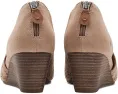 Босоножки Gentle Souls by Kenneth Cole Talerie Perf замшевые на танкетке