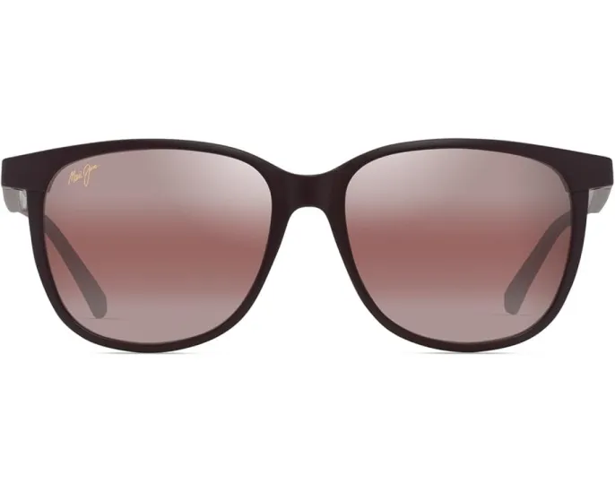 Очки Maui Jim Ilikea AF в бордовой оправе с технологией PolarizedPlus2