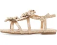 Туфли Janie and Jack Flower Flat для детей с аппликацией цветов и регулируемыми ремешками