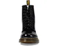 Ботинки Dr. Martens 1460 из лакированной кожи на шнуровке с желтой строчкой