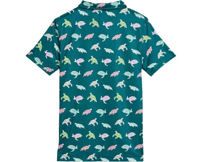 Polo The Turtally Awesome Chubbies Kids с принтом черепашек
