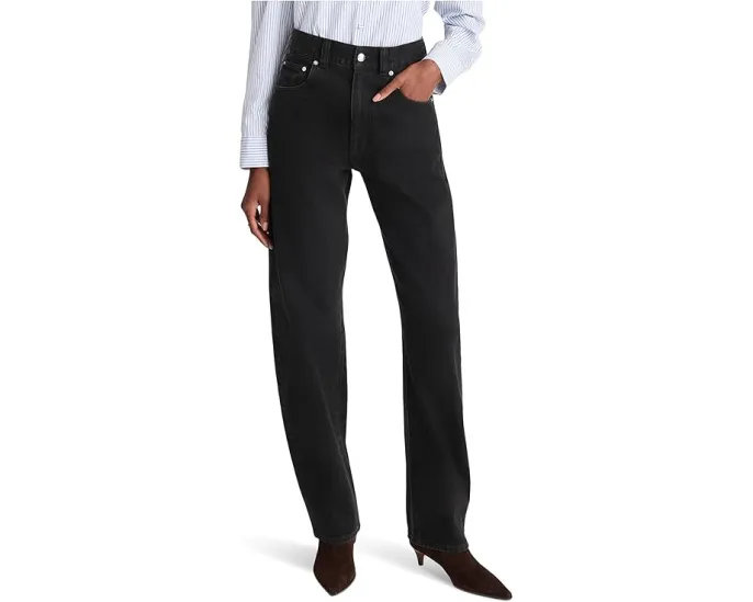 Джинсы Madewell Balloon Jean с высокой посадкой в цвете Black Frost