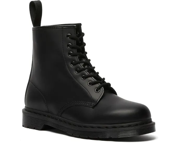Ботинки Dr. Martens 1460 Mono с гладкой кожей и классической колодкой