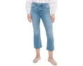 Укороченные джинсы Madewell The Short Stretch Flare Crop с расклешенным низом в цвете Coastal Blue